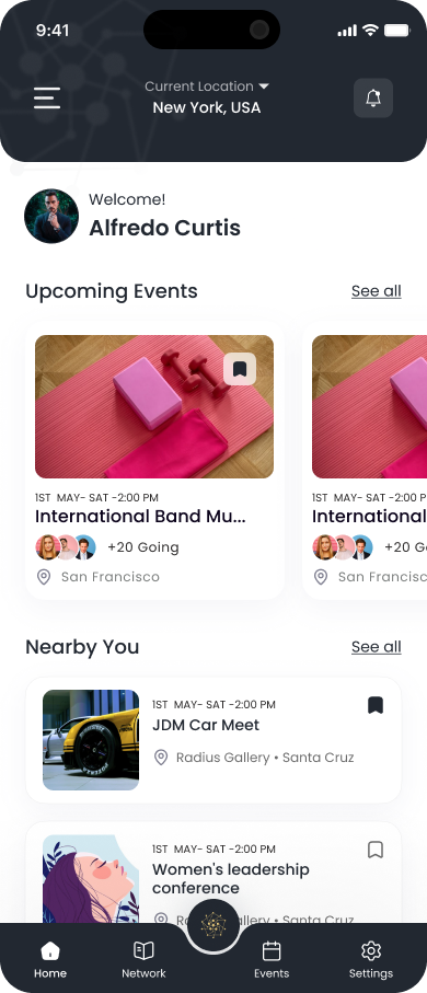 Droozi App Dashboard View